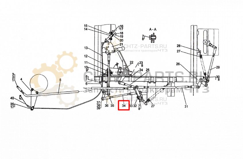 Тяга 700-29-643-06