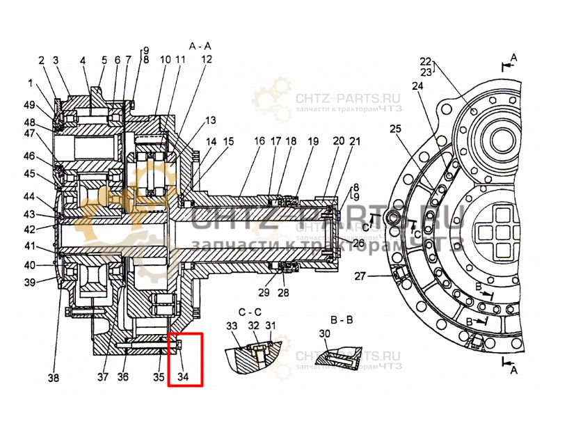 Болт 700-28-2434