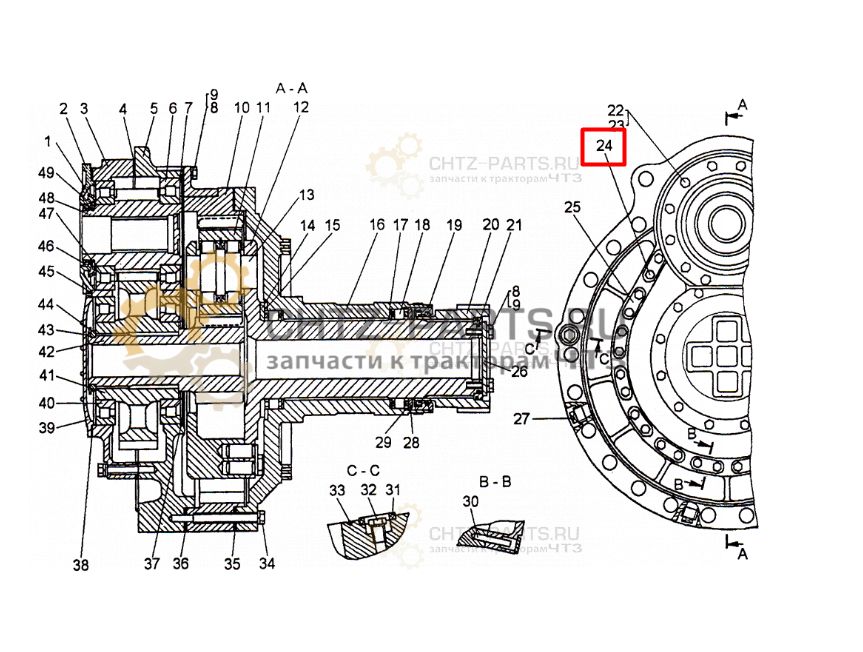 Болт 700-28-2435