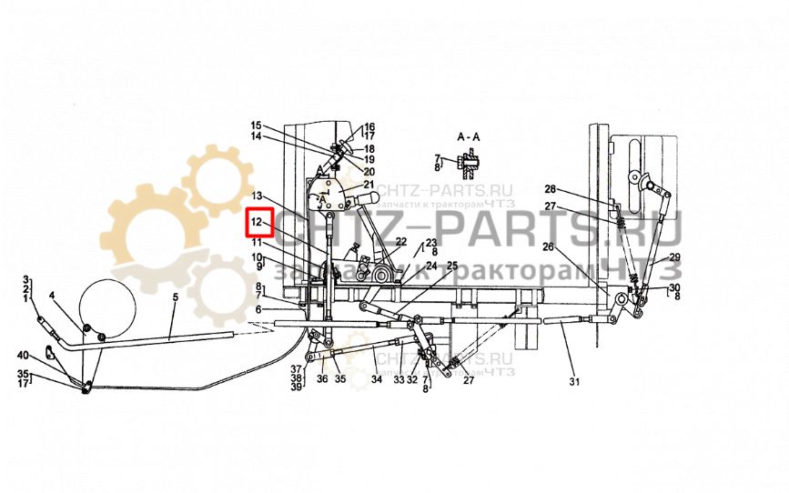 Тяга 700-29-643-07